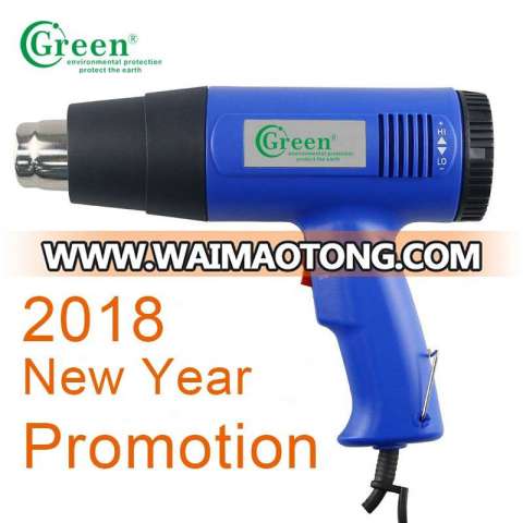 Green-1918 high speed 1800w adjustable hot air heat gun