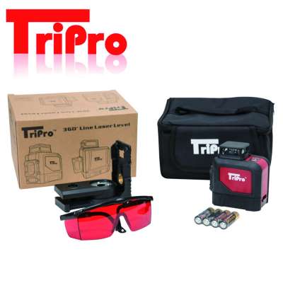 Tripro 3D 1x360 Self Auto Leveling Rotary Cross Line Laser Level Self Leveling Rotary Laser Line Level